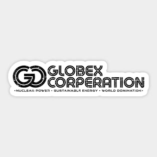 Globex Corp (GC-alt-Black) [Rx-Tp] Sticker